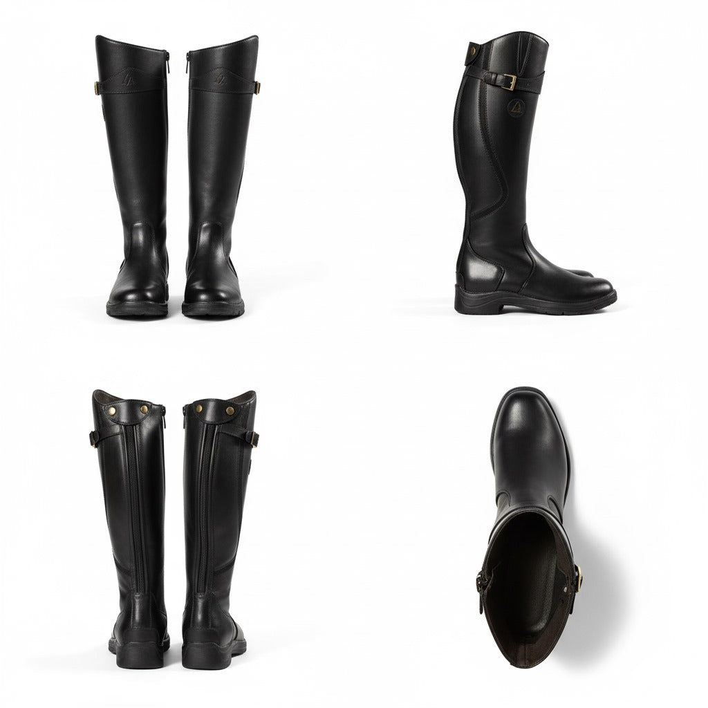 Bottes Cuir Sangle Eleanor (Nouvelle Collection)