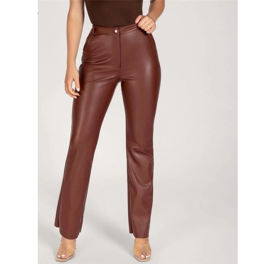 Pantalon Majesty Leg (Simili Cuir) - Caren Erolds