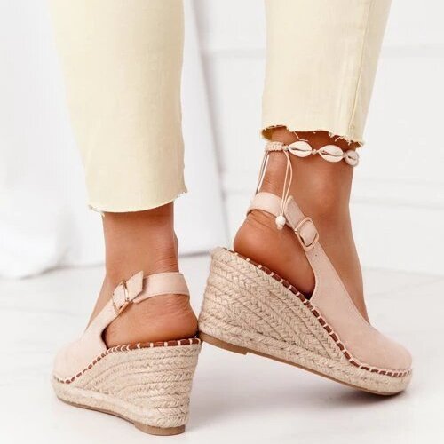 Sandale a talon espadrille Agnes Confort+ - Caren Erolds