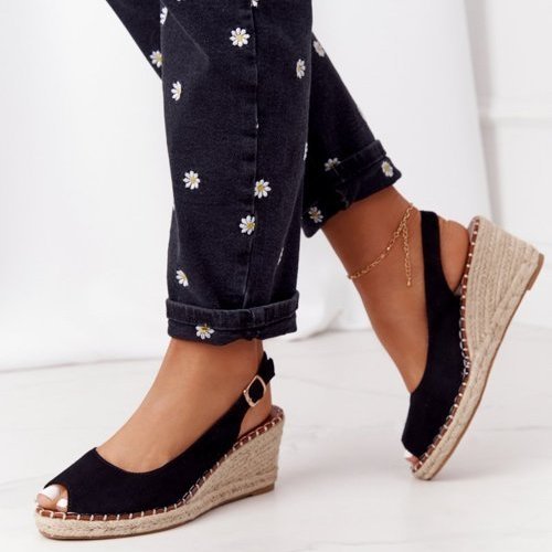 Sandale a talon espadrille Agnes Confort+ - Caren Erolds